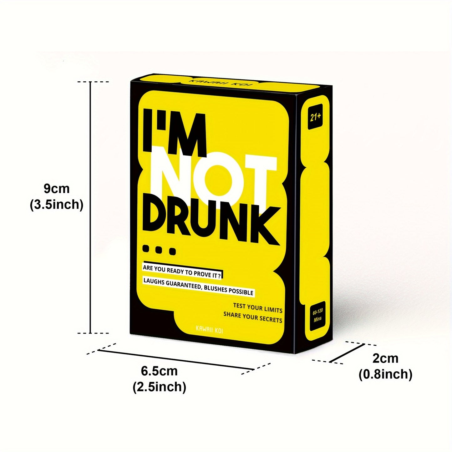 Secret Revealing I'm Not Drunk Card Game for Parties
