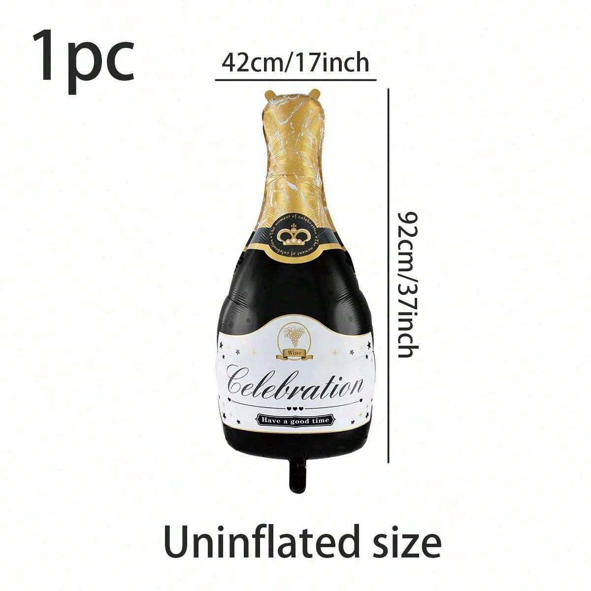 1PC Champagne Aluminum Film Balloon Large Birthday Party Decoration