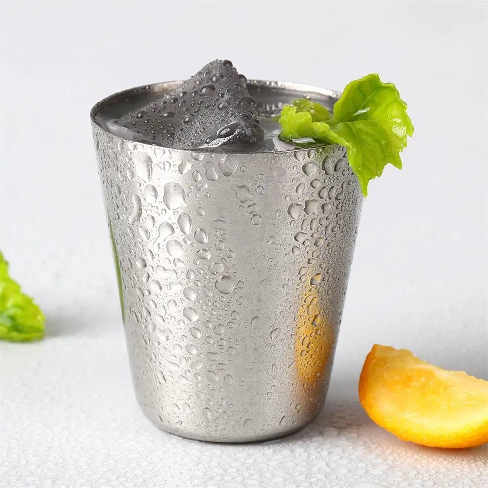 6Pcs/Set Outdoor Practical Travel Stainless Steel Cups Mini Set