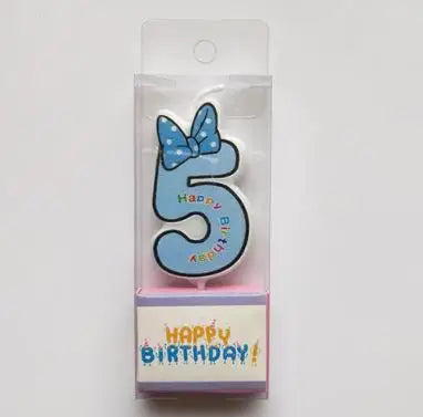 Hot Happy Birthday Number 0-9 Candles Mickey Minnie Mouse Topper