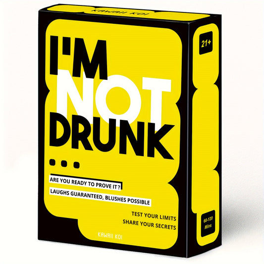 Secret Revealing I'm Not Drunk Card Game for Parties