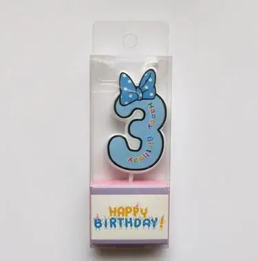 Hot Happy Birthday Number 0-9 Candles Mickey Minnie Mouse Topper
