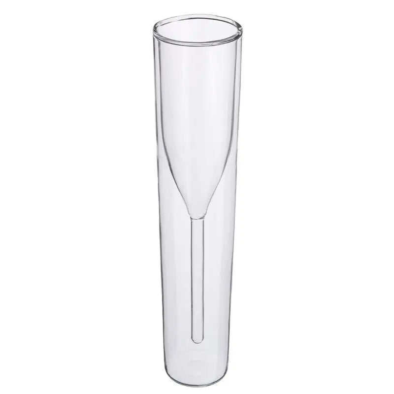 Champagne Glas Double Wall Bril Fluiten Goblet Bubble Wijn Tulip