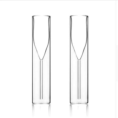 Champagne Glas Double Wall Bril Fluiten Goblet Bubble Wijn Tulip