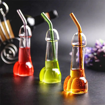 Dick Shot Glasses Pik Glas Cocktail Martini Mug Set
