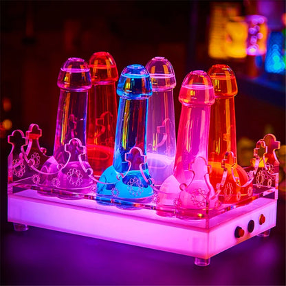 Dick Shot Glasses Pik Glas Cocktail Martini Mug Set