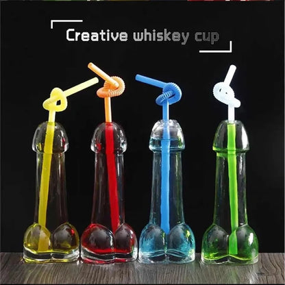 Dick Shot Glasses Pik Glas Cocktail Martini Mug Set