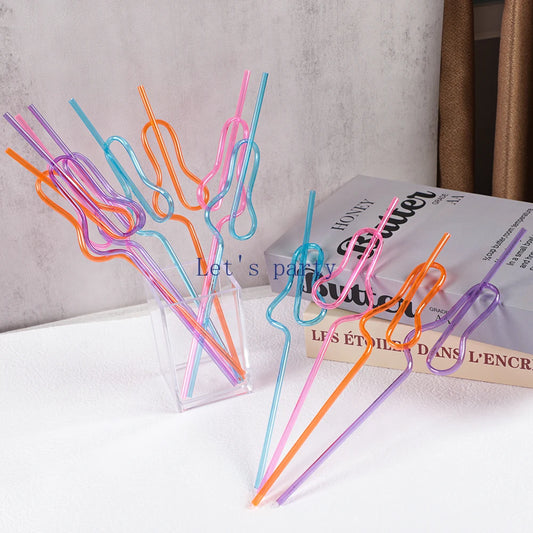10Pcs Funny Penis Drinking Straws for Bachelorette Party Decor