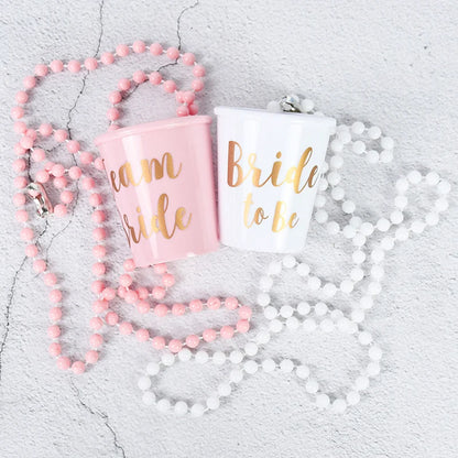 Team Bride Cups Bride To Be Plastic Shot Glasses Decor