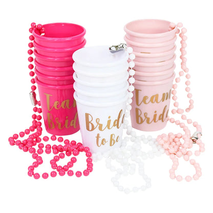 Team Bride Cups Bride To Be Plastic Shot Glasses Decor