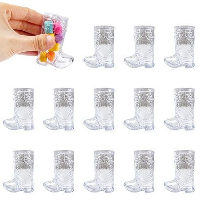 10pcs Mini Cowgirl Boot Shot Glasses for Parties