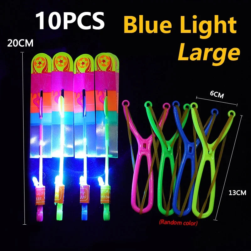 1/3/5/10/20/50/100pcs Amazing Light Toy Arrow Rockets