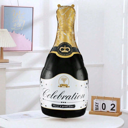 1PC Champagne Aluminum Film Balloon Large Birthday Party Decoration
