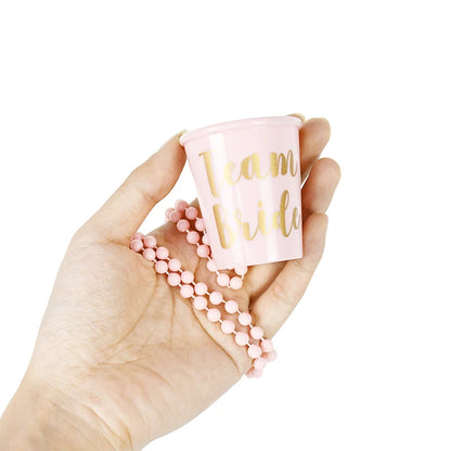 Team Bride Cups Bride To Be Plastic Shot Glasses Decor