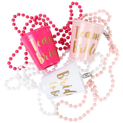 Team Bride Cups Bride To Be Plastic Shot Glasses Decor