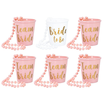 Team Bride Cups Bride To Be Plastic Shot Glasses Decor