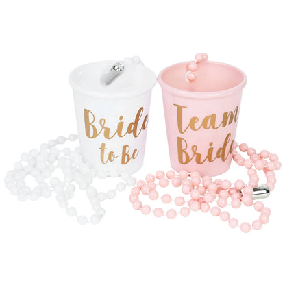 Team Bride Cups Bride To Be Plastic Shot Glasses Decor