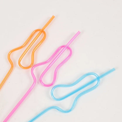 10Pcs Funny Penis Drinking Straws for Bachelorette Party Decor