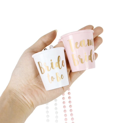 Team Bride Cups Bride To Be Plastic Shot Glasses Decor