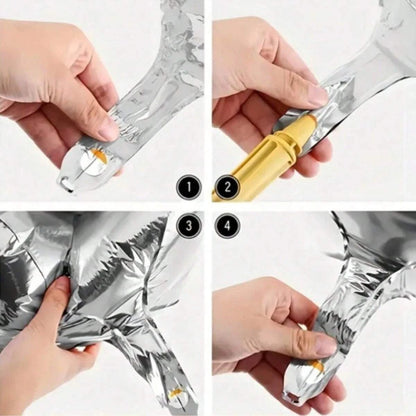 1PC Champagne Aluminum Film Balloon Large Birthday Party Decoration