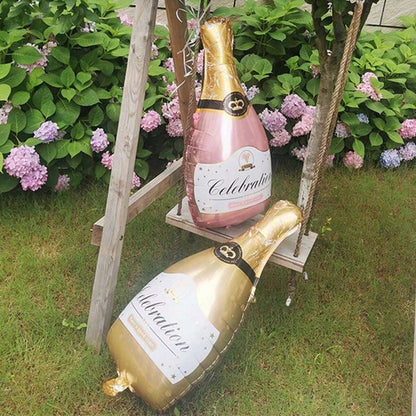 1PC Champagne Aluminum Film Balloon Large Birthday Party Decoration