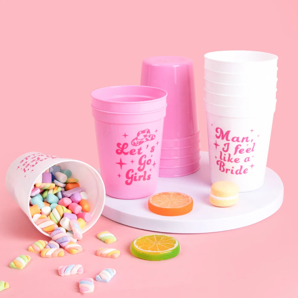 Bachelorette Party Reusable Cups Cowgirl Team Bride Gift