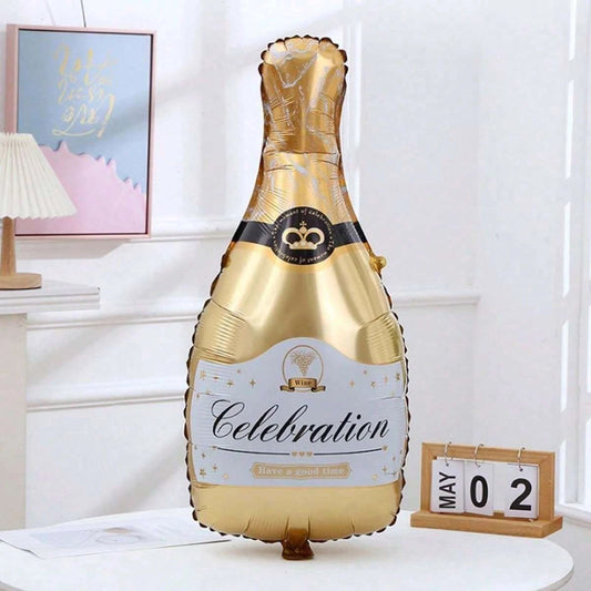 1PC Champagne Aluminum Film Balloon Large Birthday Party Decoration