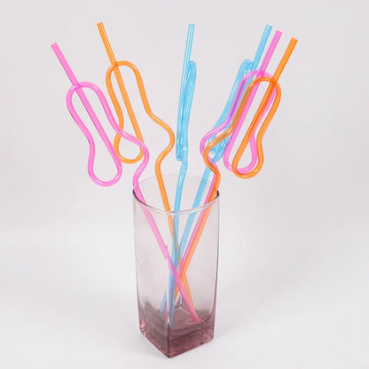 10Pcs Funny Penis Drinking Straws for Bachelorette Party Decor