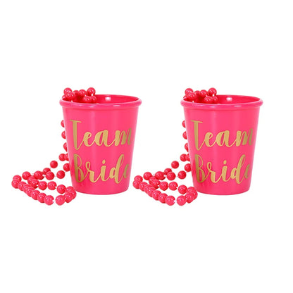 Team Bride Cups Bride To Be Plastic Shot Glasses Decor