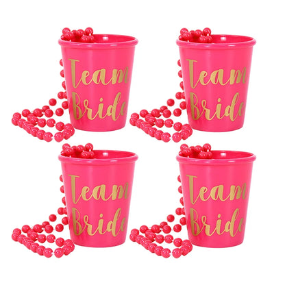 Team Bride Cups Bride To Be Plastic Shot Glasses Decor