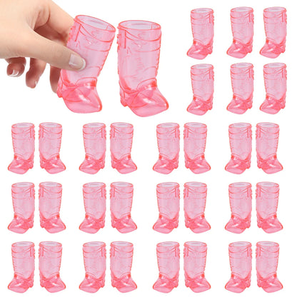 10pcs Mini Cowgirl Boot Shot Glasses for Parties