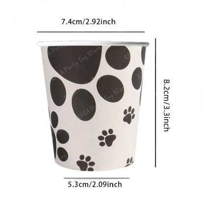 10/20/30Pcs Paw Patrol Cup Cartoon 9 oz Disposable Cups
