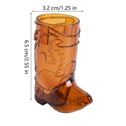 10pcs Mini Cowgirl Boot Shot Glasses for Parties