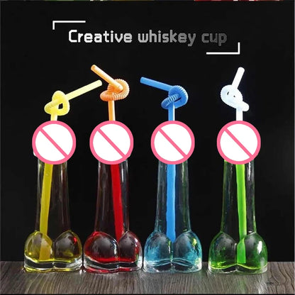Hen Party Bar Cups Penis Shot Wine Glasses Beer Cocktail