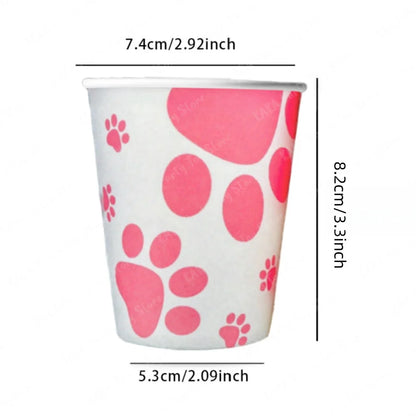 10/20/30Pcs Paw Patrol Cup Cartoon 9 oz Disposable Cups