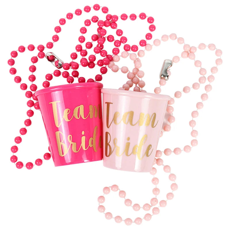 Team Bride Cups Bride To Be Plastic Shot Glasses Decor