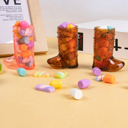 10pcs Mini Cowgirl Boot Shot Glasses for Parties