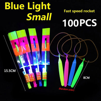 1/3/5/10/20/50/100pcs Amazing Light Toy Arrow Rockets
