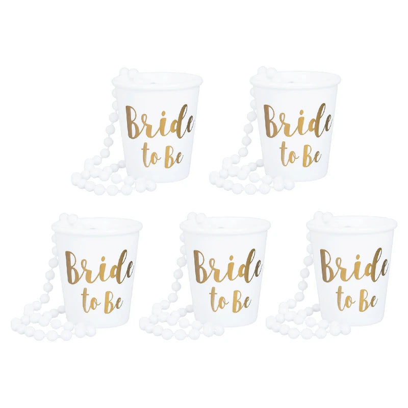 Team Bride Cups Bride To Be Plastic Shot Glasses Decor