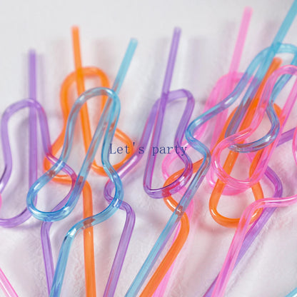 10Pcs Funny Penis Drinking Straws for Bachelorette Party Decor