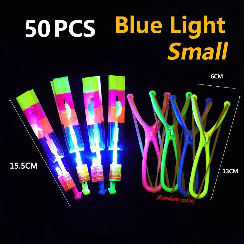 1/3/5/10/20/50/100pcs Amazing Light Toy Arrow Rockets