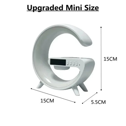 Multifunction 4 In 1 Wireless Charger Pad Stand Speaker RGB Night Light Fast Charging Station